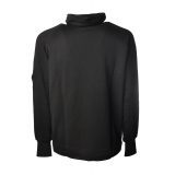 C.P. Company - High Neck Sweatshirt - Black - Sweater - Luxury Exclusive Collection