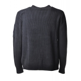 C.P. Company - Chenille Crewneck Pullover - Blue - Sweater - Luxury Exclusive Collection