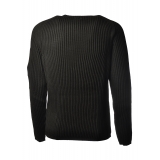 C.P. Company - Crewneck Pullover with Raglan Sleeve - Black - Sweater - Luxury Exclusive Collection