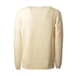 C.P. Company - Long Sleeve Crewneck Sweater - Cream - Sweater - Luxury Exclusive Collection