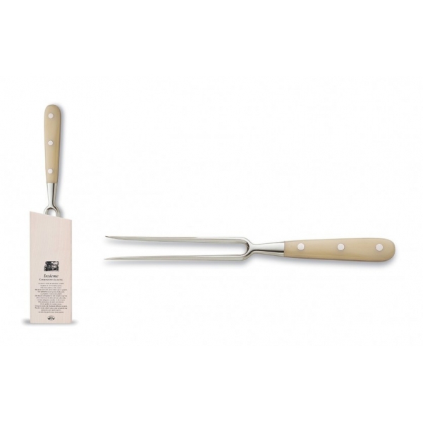 Coltellerie Berti - 1895 - Together Roast Fork - N. 9910 - Exclusive Artisan Knives - Handmade in Italy