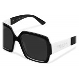 Prada - Prada Monochrome Collection - Occhiali Oversize - Nero Bianco - Prada Collection - Occhiali da Sole - Prada Eyewear