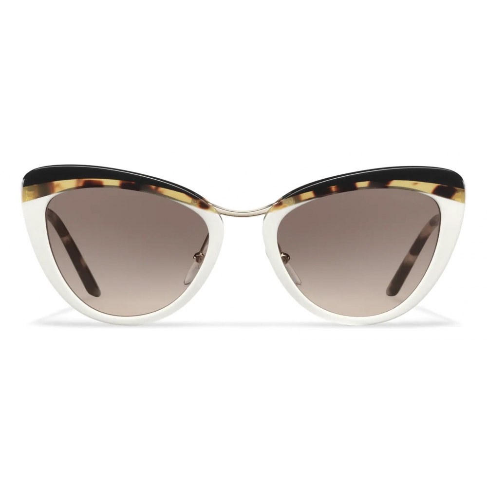 Prada - Prada Cinéma - Cat-Eye Sunglasses - White Tortoiseshell - Prada  Collection - Sunglasses - Prada Eyewear - Avvenice