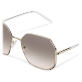 Prada - Prada Decode - Geometric Sunglasses - Pale Gold - Prada Collection - Sunglasses - Prada Eyewear