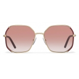 Prada - Prada Decode - Geometric Sunglasses - Maroon Gold - Prada Collection - Sunglasses - Prada Eyewear
