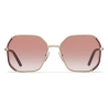 Prada - Prada Decode - Geometric Sunglasses - Maroon Gold - Prada Collection - Sunglasses - Prada Eyewear
