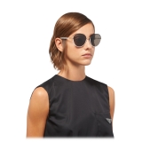 Prada - Prada Decode - Round Sunglasses - Black White - Prada Collection - Sunglasses - Prada Eyewear