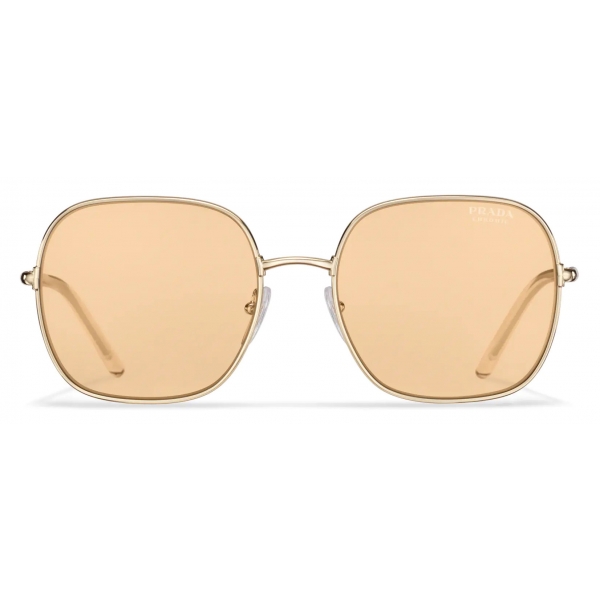 Prada - Prada Decode - Square Sunglasses - Pale Gold Amber - Prada Collection - Sunglasses - Prada Eyewear