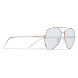 Prada - Prada Decode - Pilot Sunglasses - Pale Gold Gray - Prada Collection - Sunglasses - Prada Eyewear