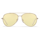 Prada - Prada Decode - Pilot Sunglasses - Pale Gold Sunny Yellow - Prada Collection - Sunglasses - Prada Eyewear