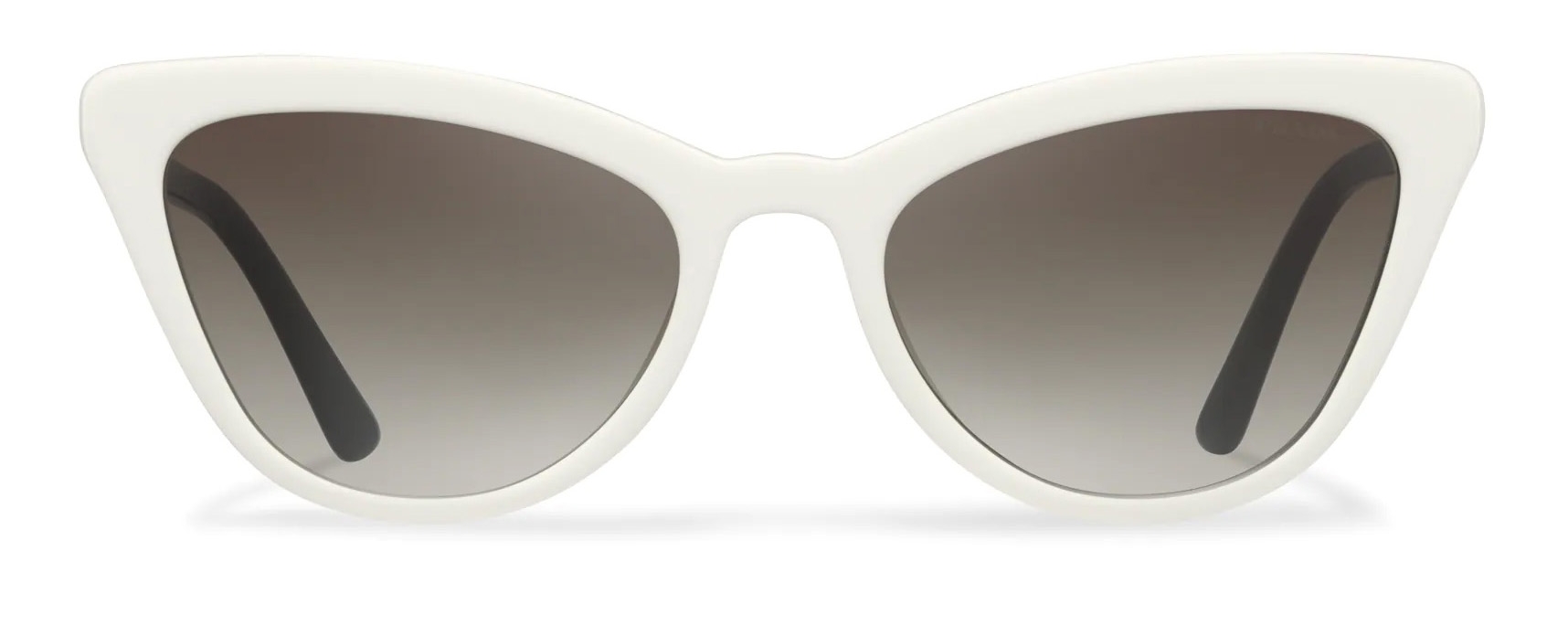 Prada sunglasses women’s white ultravox cat eye ivory summer beach store designer