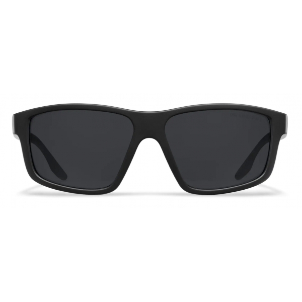 Prada - Prada Linea Rossa Eyewear - Rectangular Sunglasses - Black - Prada Collection - Sunglasses - Prada Eyewear
