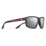 Prada - Prada Linea Rossa Eyewear - Rectangular Sunglasses - Gray - Prada Collection - Sunglasses - Prada Eyewear