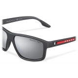 Prada - Prada Linea Rossa Eyewear - Rectangular Sunglasses - Gray - Prada Collection - Sunglasses - Prada Eyewear