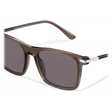 Prada - Prada Eyewear - Square Sunglasses - Mud Brown Steel Gray - Prada Collection - Sunglasses - Prada Eyewear