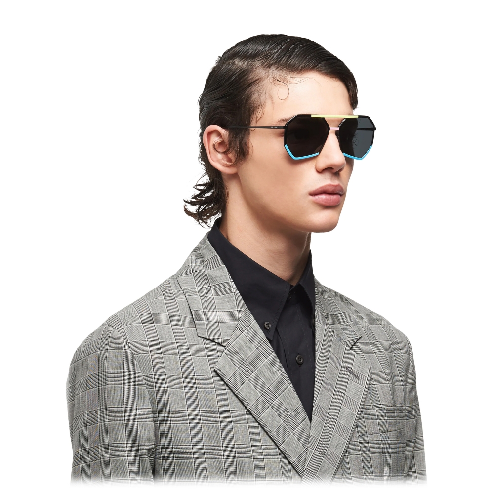 Prada - Prada Eyewear - Geometric Sunglasses - Color Block - Prada  Collection - Sunglasses - Prada Eyewear - Avvenice