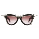 Kuboraum - Mask Y2 - Black Burnt - Y2 BM AI - Artificial Intelligence - Sunglasses - Kuboraum Eyewear
