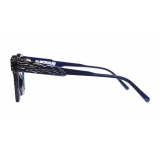 Kuboraum - Mask K21 - Royal Blue - K21 BL CZ - Crystal - Optical Glasses - Kuboraum Eyewear