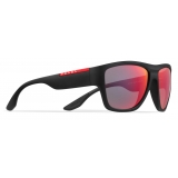 Prada - Prada Linea Rossa Impavid - Rectangular - Rubberized Black - Prada Collection - Sunglasses - Prada Eyewear