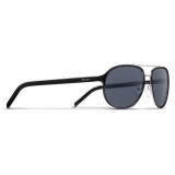 Prada - Prada Eyewear - Rectangular - Shiny Black Lead Gray - Prada Collection - Sunglasses - Prada Eyewear
