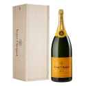 Veuve Clicquot Champagne - Yellow Label - Brut - Balthazar - Cassa Legno - Pinot Noir - Luxury Limited Edition - 12 l