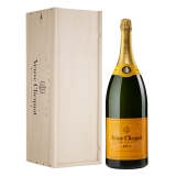 Veuve Clicquot Champagne - Yellow Label - Brut - Salmanazar - Cassa Legno - Pinot Noir - Luxury Limited Edition - 9 l