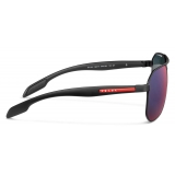 Prada - Linea Rossa Eyewear - Geometric - Rubberized Black - Prada Collection - Sunglasses - Prada Eyewear