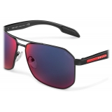 Prada - Linea Rossa Eyewear - Geometric - Rubberized Black - Prada Collection - Sunglasses - Prada Eyewear