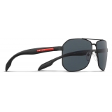 Prada - Linea Rossa Eyewear - Geometric - Rubberized Black - Prada Collection - Sunglasses - Prada Eyewear