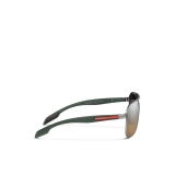 Prada - Prada Linea Rossa Eyewear Collection - Occhiali Geometriche - Piombo Gommato - Prada Eyewear