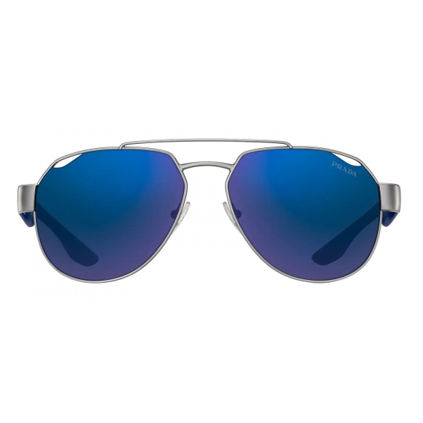 overdrijving Bijdragen partij Prada - Linea Rossa Eyewear - Pilot - Rubberized Lead Gray Blue - Prada  Collection - Sunglasses - Prada Eyewear - Avvenice