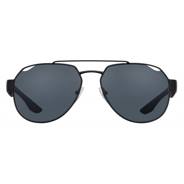 Prada PR 06YS 53 Dark Grey & Black/White Sunglasses | Sunglass Hut USA