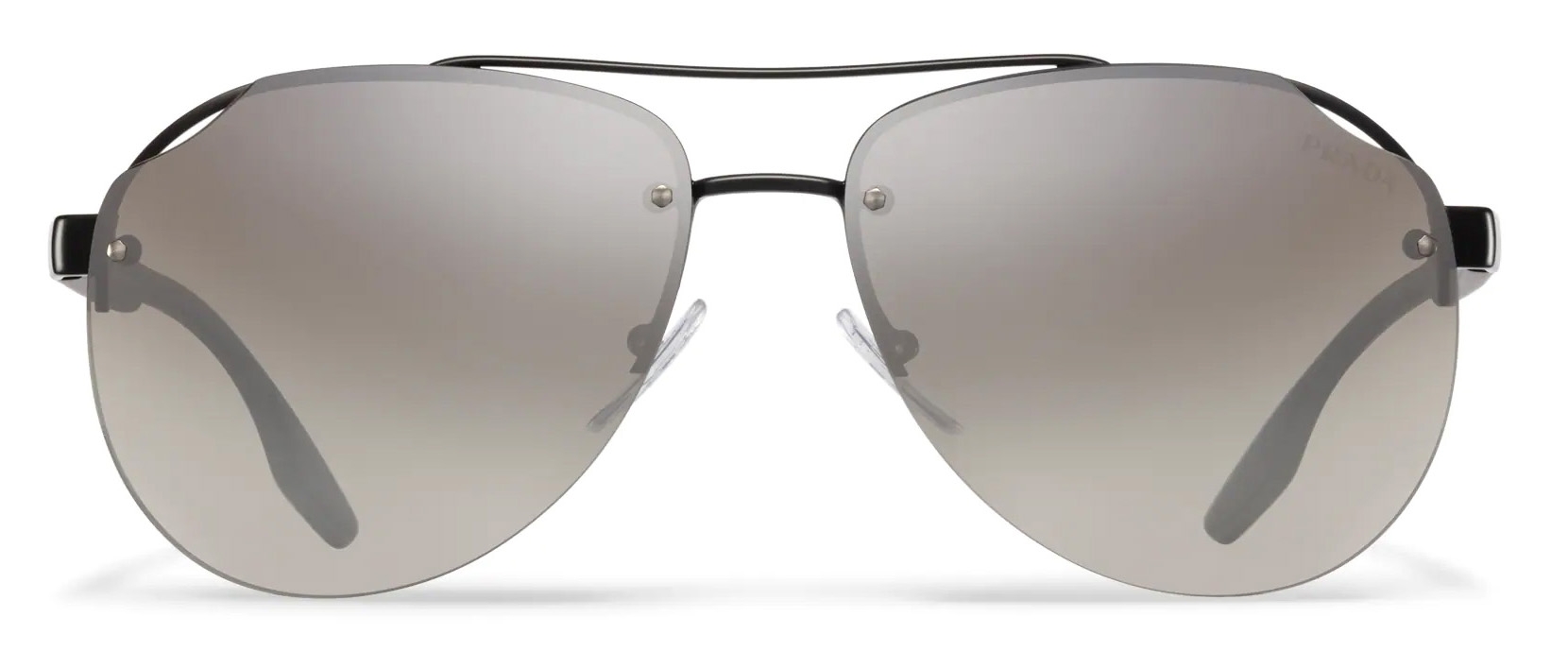 Prada Linea Rossa Eyewear Pilot Opaque Black Prada