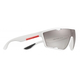 Prada - Prada Eyewear - Mask - Rubberized White - Prada Collection - Sunglasses - Prada Eyewear
