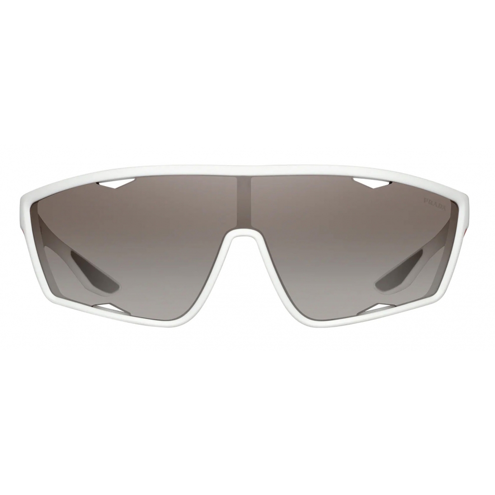 Prada - Prada Eyewear - Mask - Rubberized White - Prada Collection - Sunglasses - Prada Eyewear