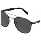 Prada - Prada Eyewear Collection - Occhiali Pantos - Nero Lucido Piombo Lucido - Prada Eyewear