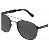 Prada - Prada Eyewear - Pantos - Shiny Black Shiny Lead Gray- Prada Collection - Sunglasses - Prada Eyewear