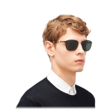 Prada - Prada Eyewear - Square  - Opaque Black Shiny Steel - Prada Collection - Sunglasses - Prada Eyewear