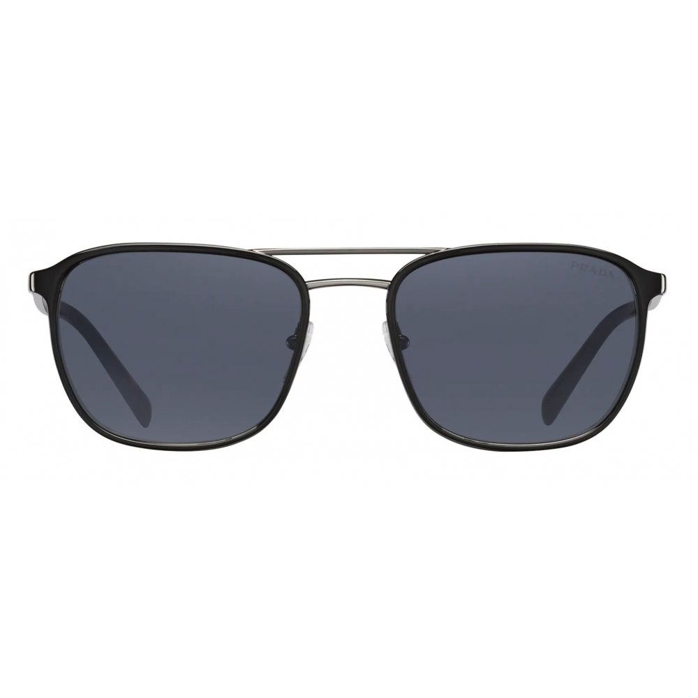 Prada - Prada Eyewear - Square  - Black Shiny Lead Gray - Prada Collection - Sunglasses - Prada Eyewear