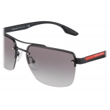 Prada - Prada Linea Rossa Eyewear - Semi-Rimless - Rubberized Black Gray - Prada Collection - Sunglasses - Prada Eyewear