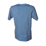 C.P. Company - Cotton T-Shirt with Print - Light Blue - Luxury Exclusive Collection