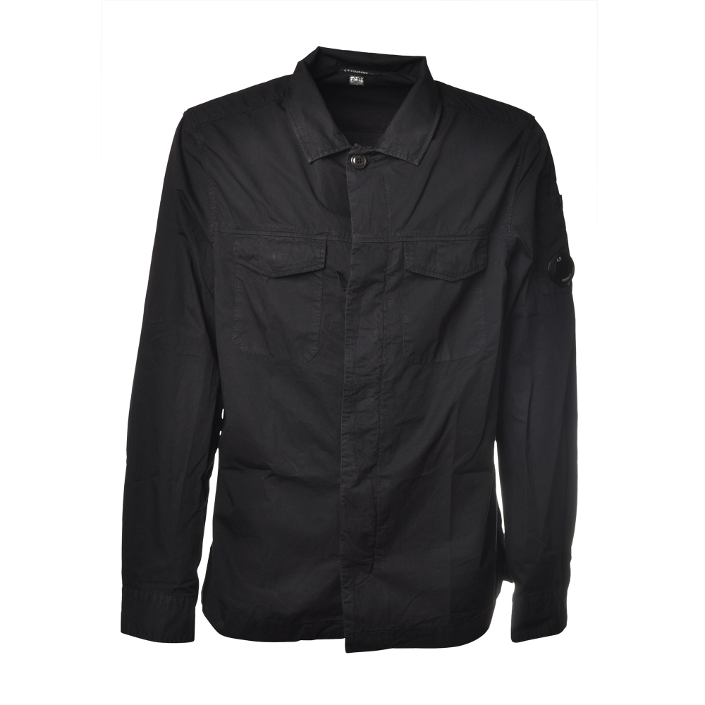 C.P. Company - Shirt with Front Pockets - Black - Luxury Exclusive Collection