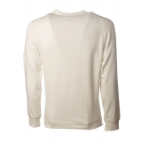 C.P. Company - Raglan Crewneck Sweatshirt - White - Luxury Exclusive Collection