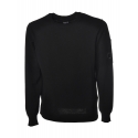 C.P. Company - Crewneck with Embossed Edges - Black - Sweater - Luxury Exclusive Collection