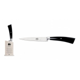 Coltellerie Berti - 1895 - Straight Paring Knife Set - N. 92515 - Exclusive Artisan Knives - Handmade in Italy