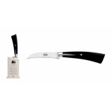 Coltellerie Berti - 1895 - Curved Paring Knife Set - N. 92516 - Exclusive Artisan Knives - Handmade in Italy