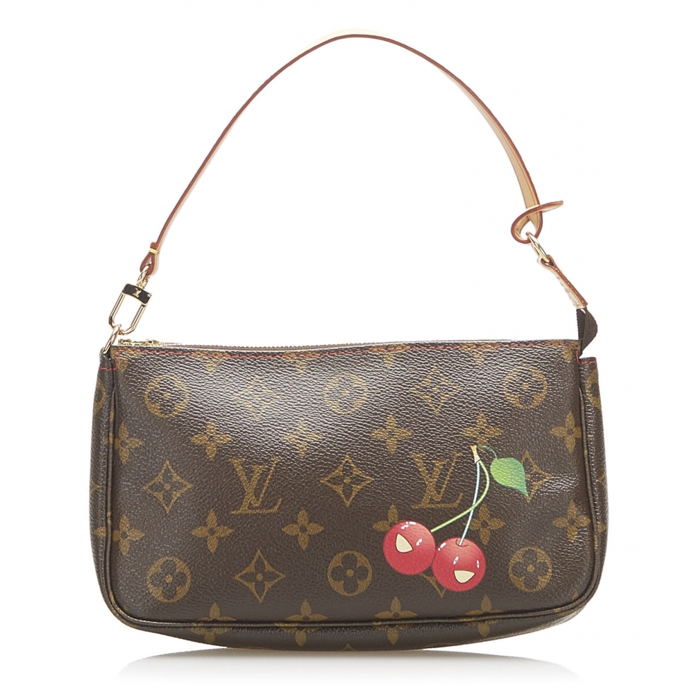 Louis Vuitton Vintage - Monogram Cerises Pochette Accessoires Bag - Brown -  Monogram Leather Handbag - Luxury High Quality - Avvenice