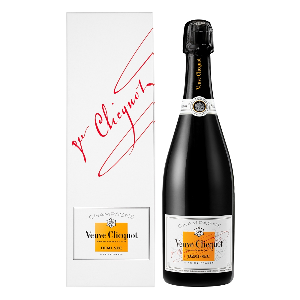 Veuve Clicquot Champagne - Demi-Sec - Gift Box - Pinot Noir - Luxury Limited Edition - 750 ml
