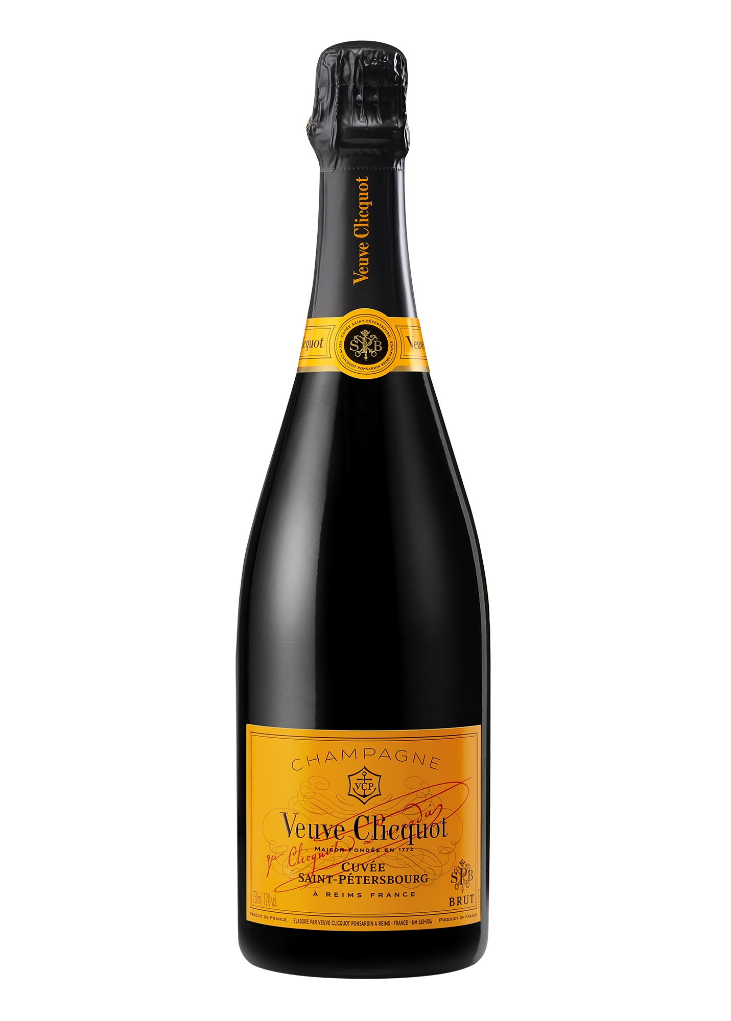 Veuve Clicquot Champagne - Yellow Label - Brut - Gift Box - Pinot Noir -  Luxury Limited Edition - 750 ml - Avvenice