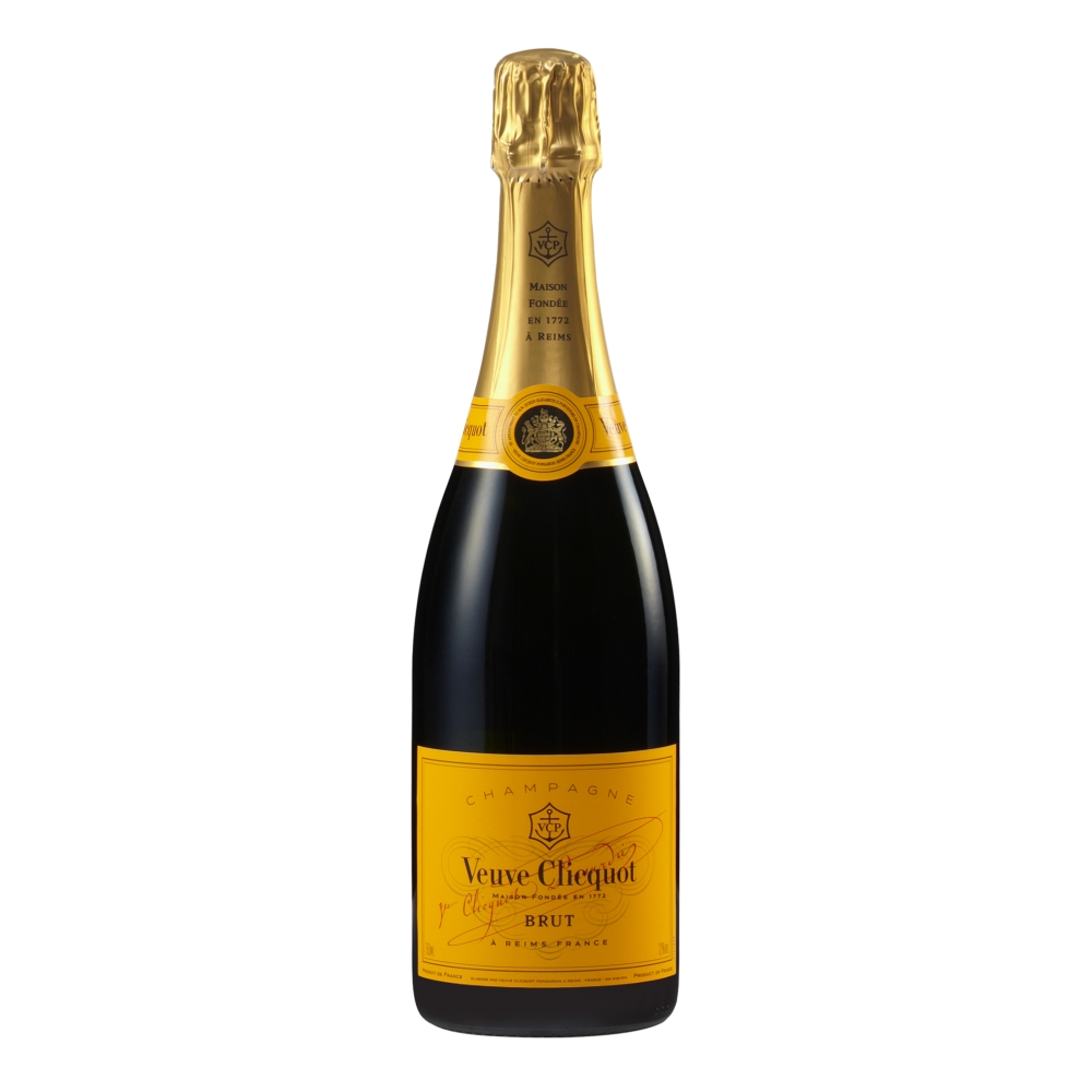 Veuve Clicquot Champagne - Yellow Label - Brut - Pinot Noir - Luxury Limited Edition - 750 ml